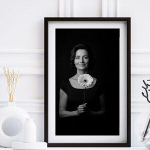 Foto Ritratto con stampa 50x70